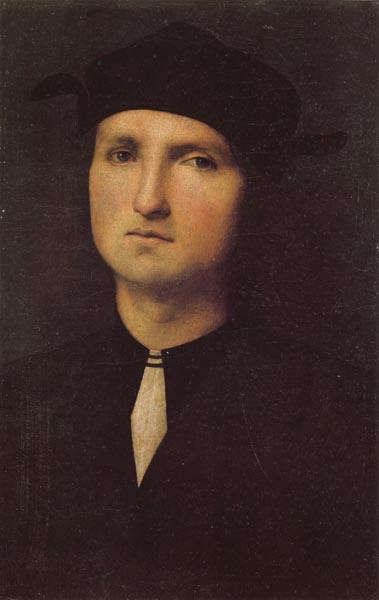 PERUGINO, Pietro Portrait of a Young Man France oil painting art